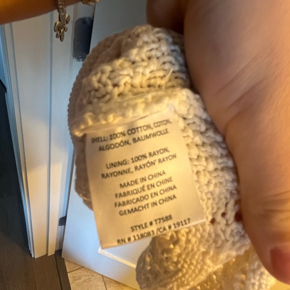 Minnie rose crochet sleeveless cream dress - Picture 10 of 10